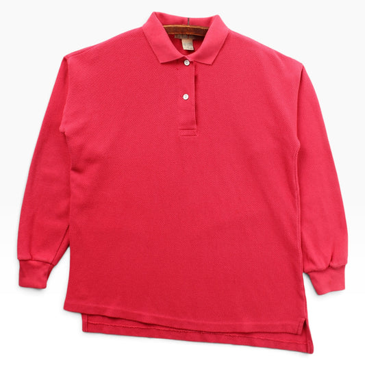 80s Jcrew pique rugby medium