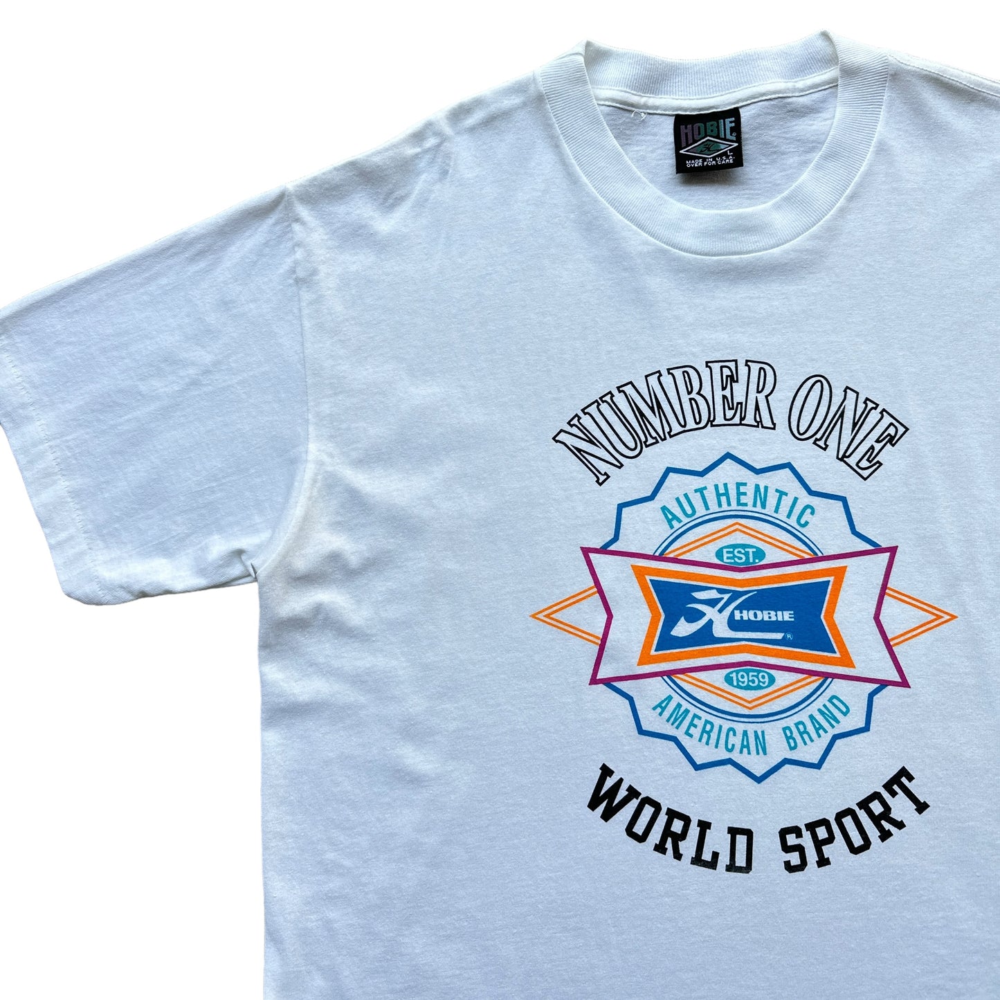 90s Hobie surf world sport tee large