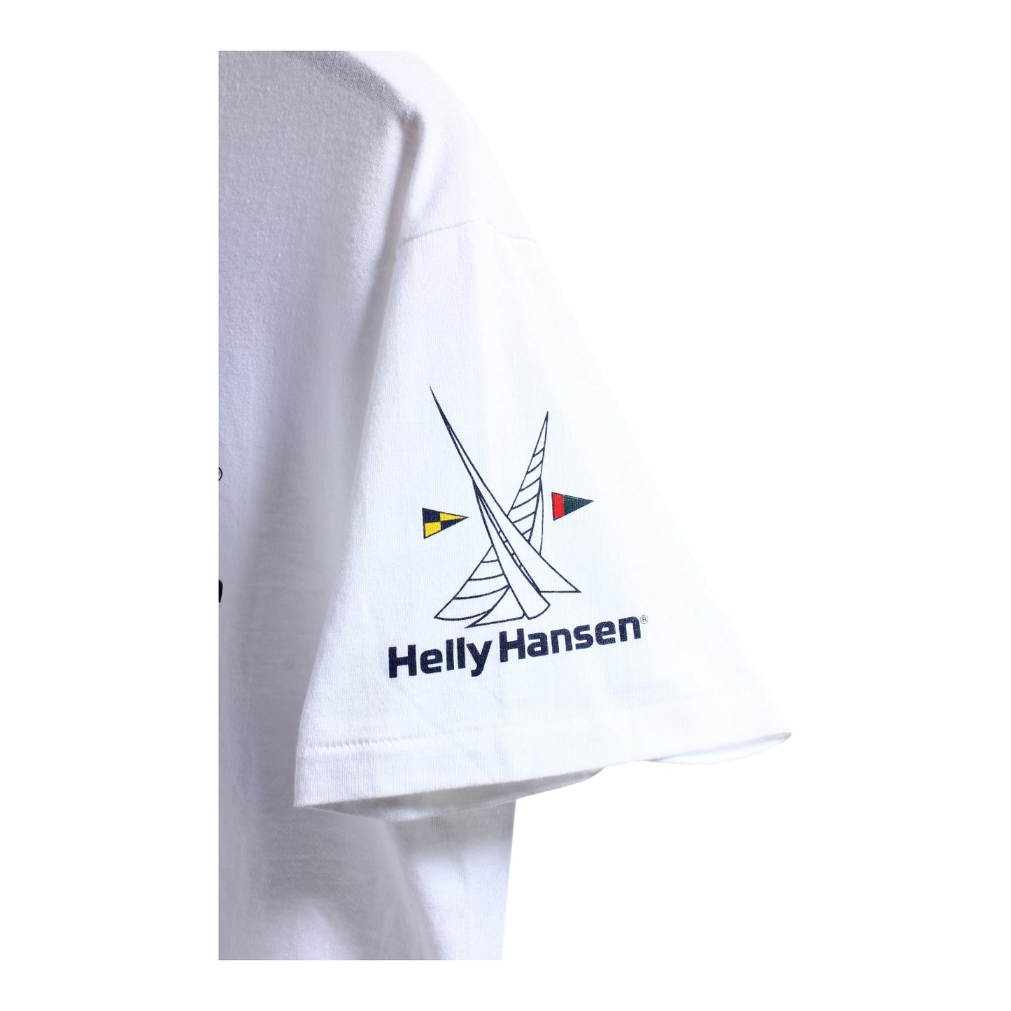 90s Helly hansen earth isn’t flat sailing tee large