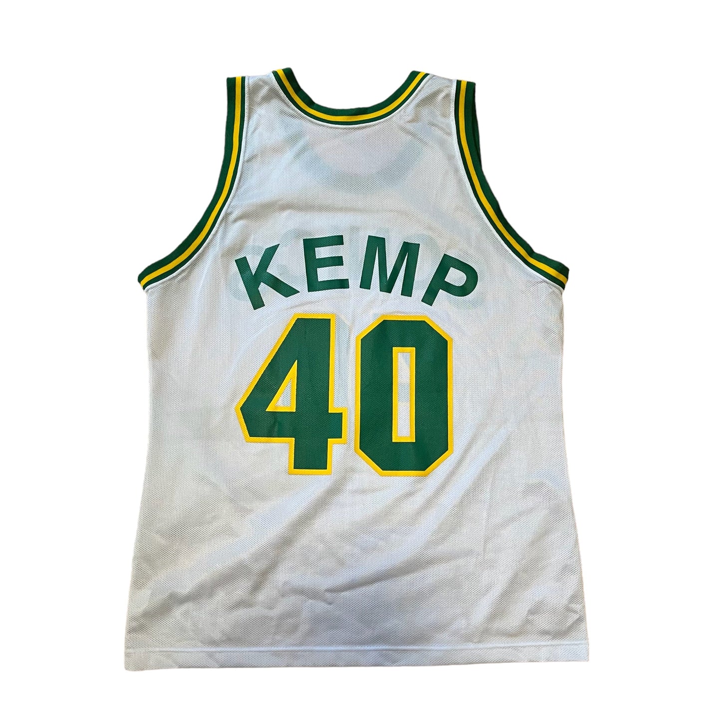 Sonics Shawn Kemp Champion Jersey. Size 44 large