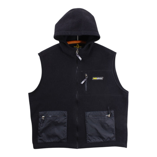 2000s Roots hooded fleece vest large