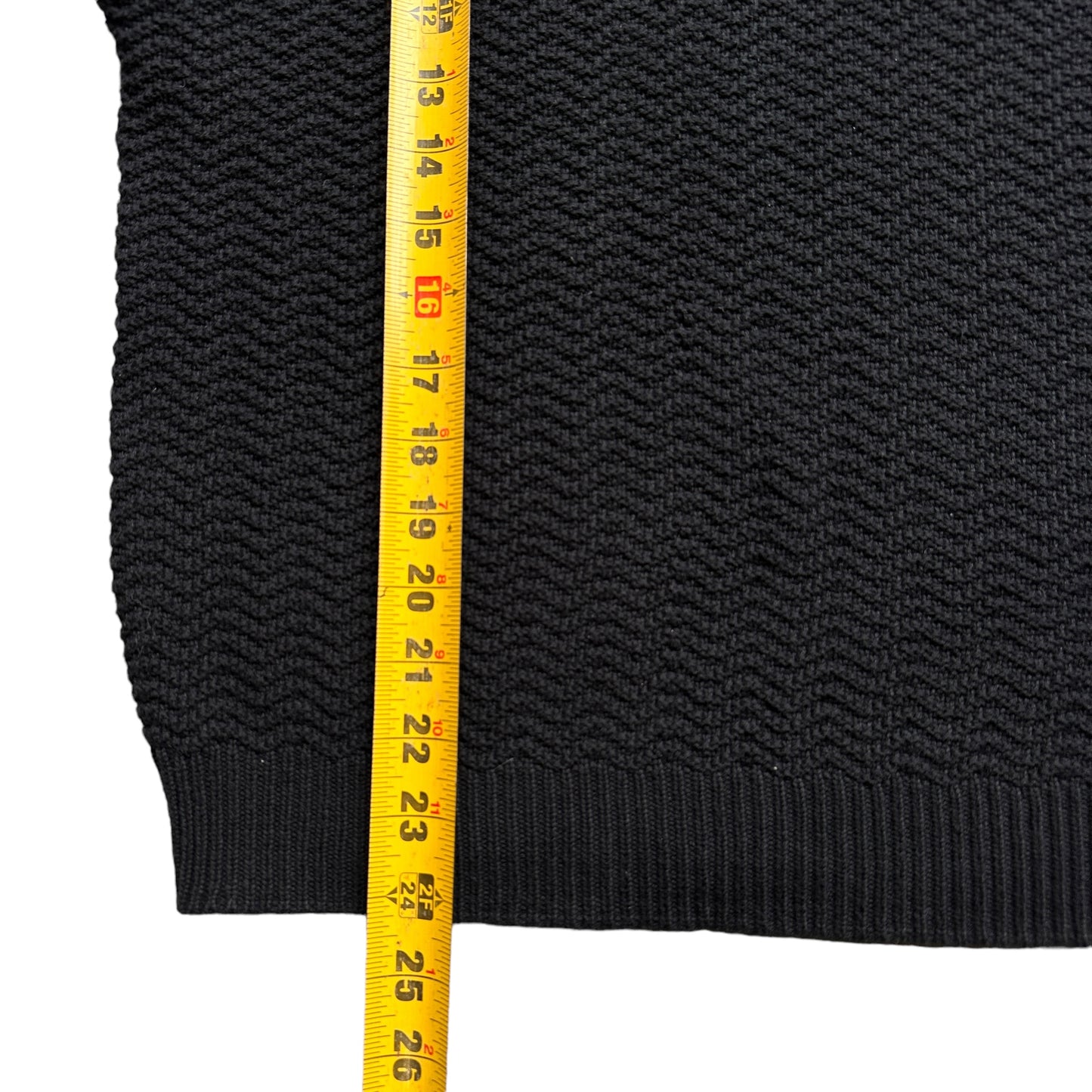 Woven cotton sweater vest large