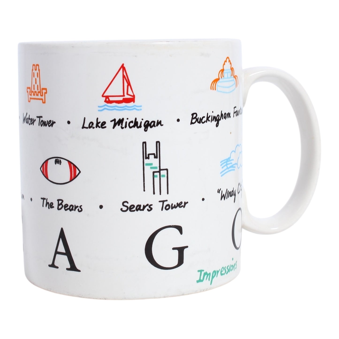 90s Chicago mug