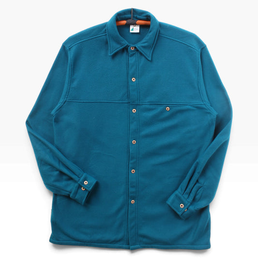 90s MEC polartec fleece button up shirt medium