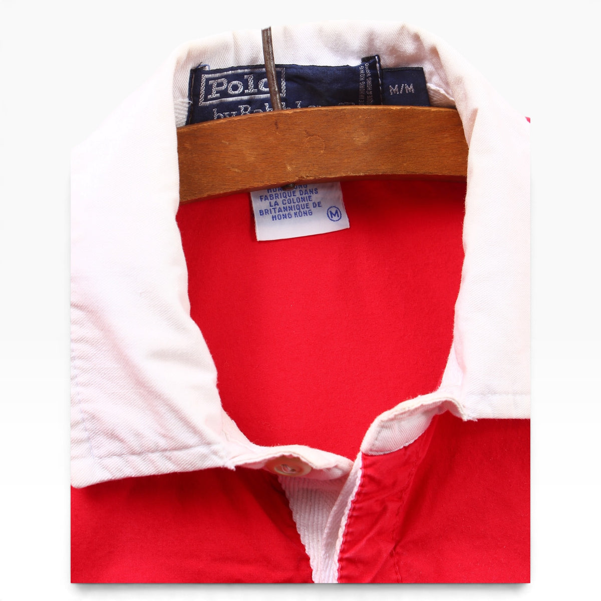 90s Polo Ralph Lauren cookie rugby wind shirt medium