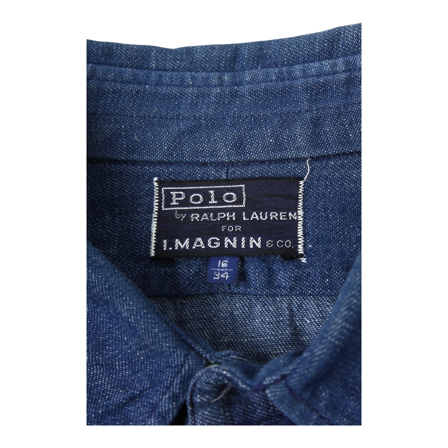 70s Polo Ralph Lauren for i. magnin denim shirt large