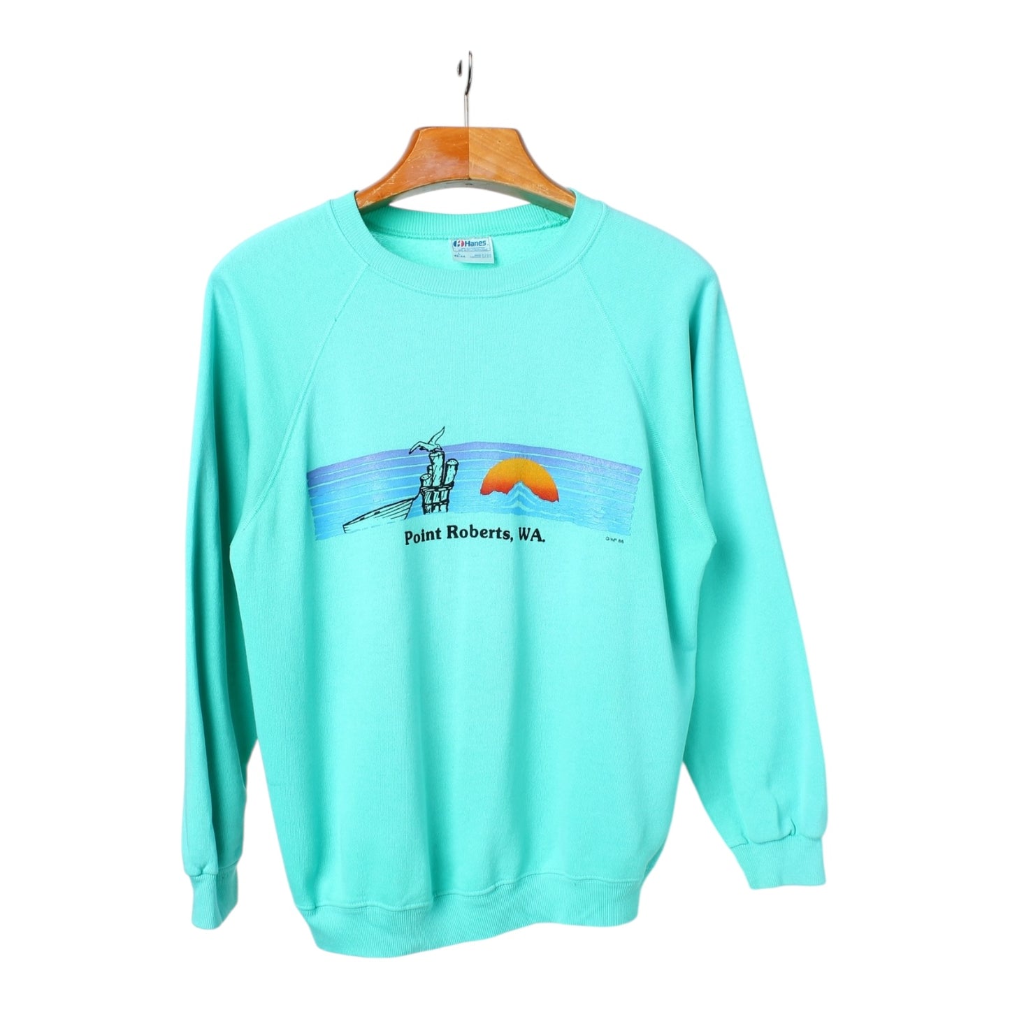 80s Point robert’s crewneck large