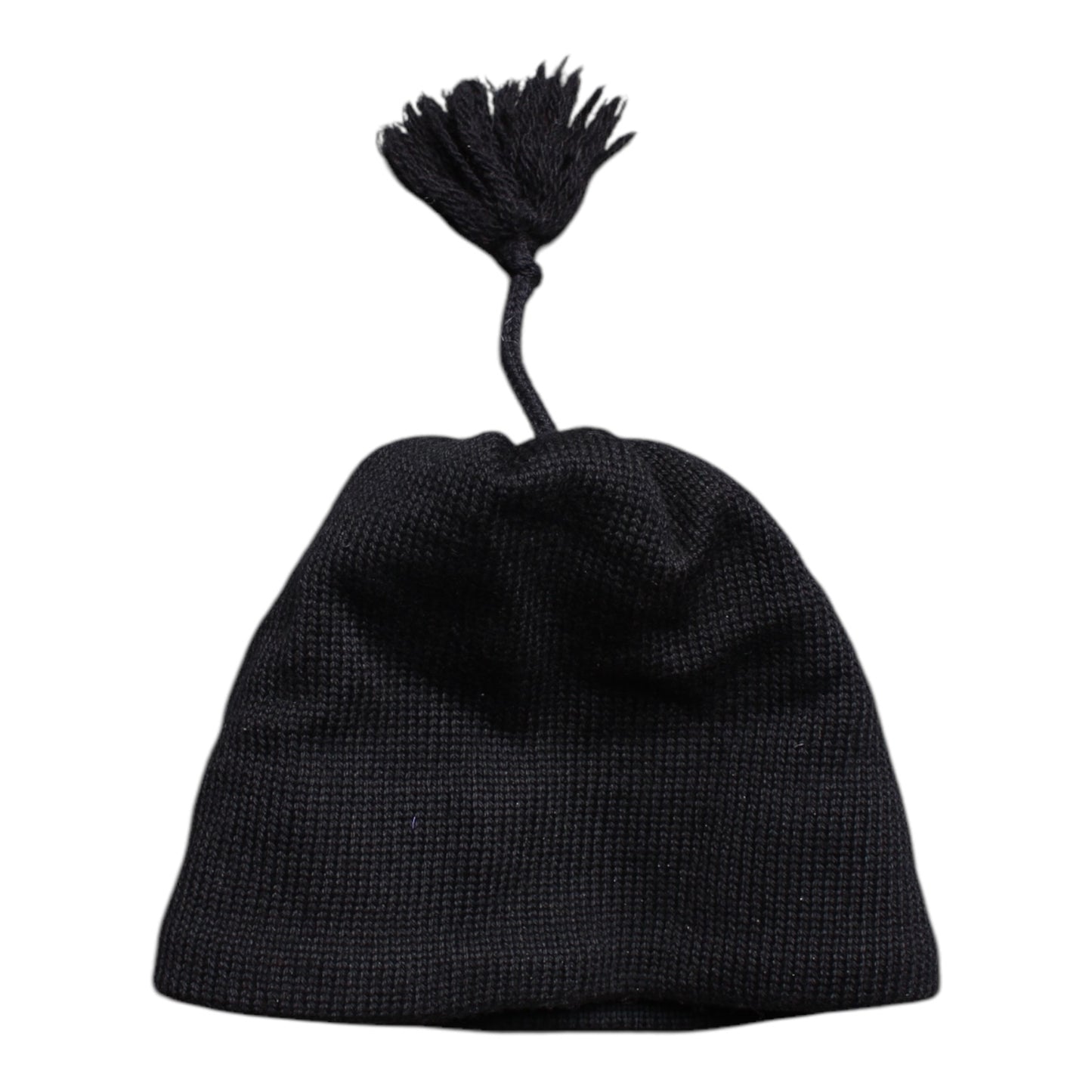 Wool tassle beanie