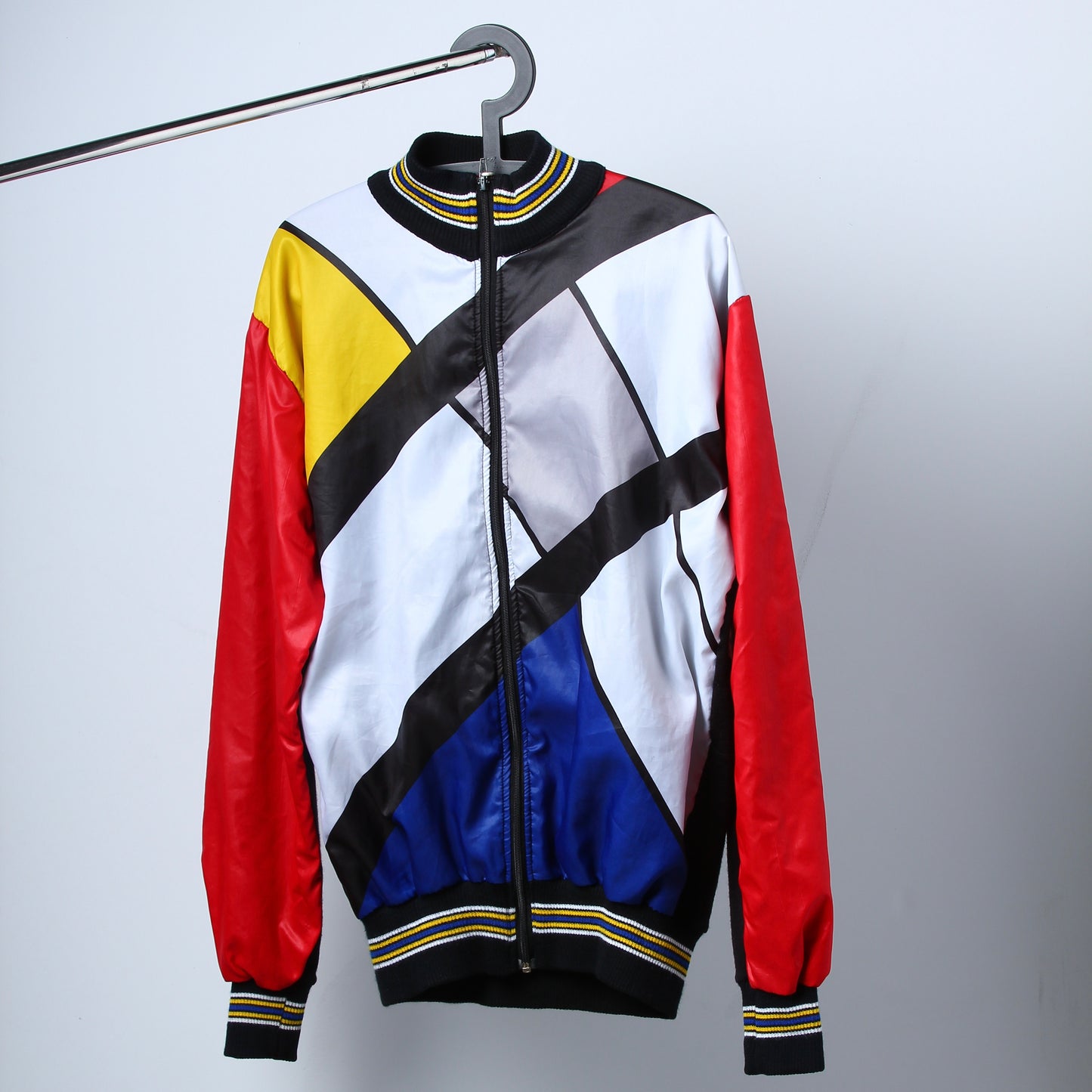 Mondrian Made in italy🇮🇹 cycling jacket wool back large