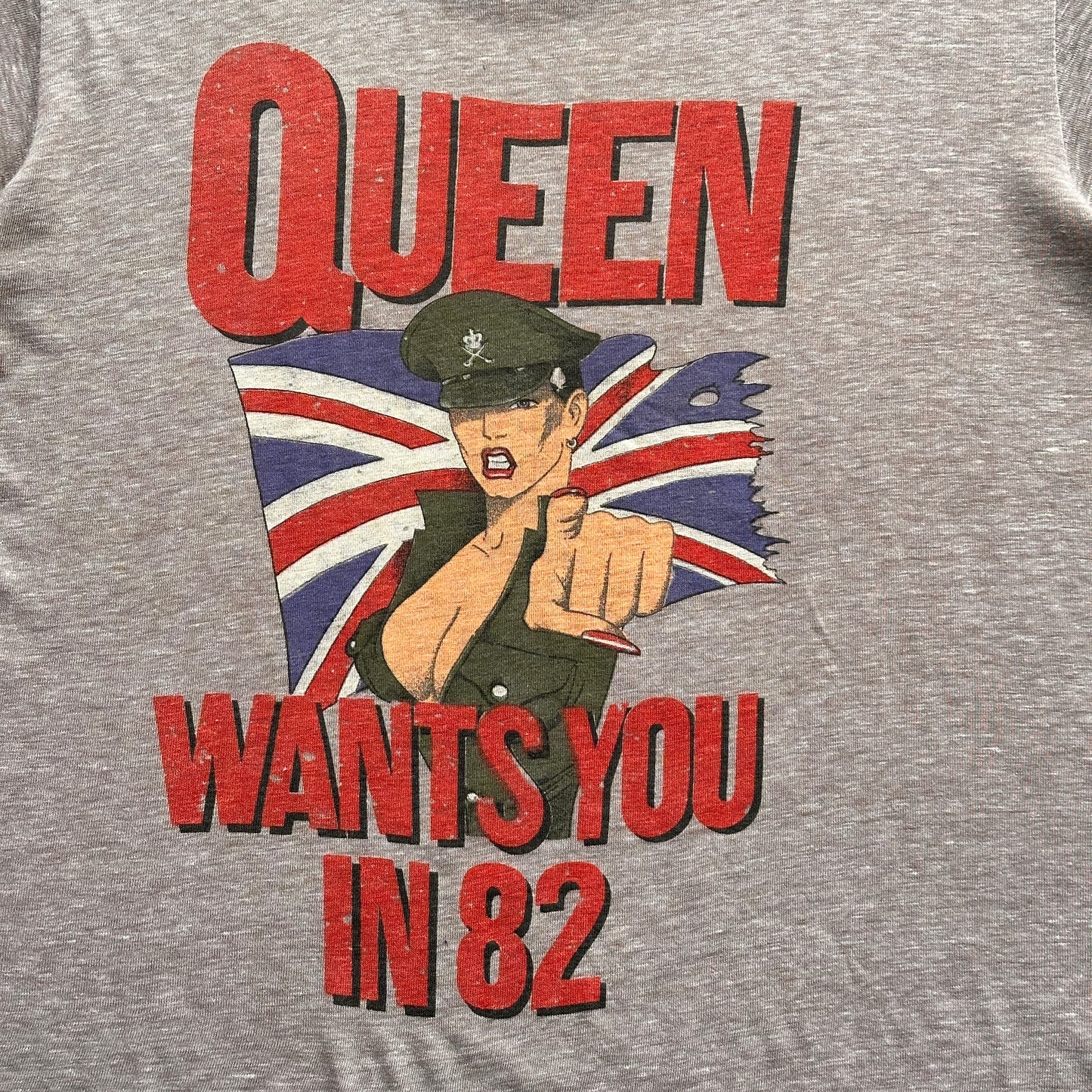 1982 QUEEN wants you tee Small