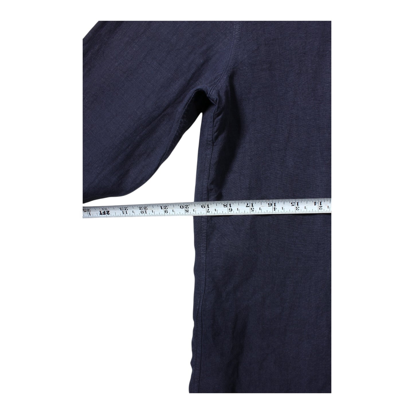 Emporio Armani linen velcro shirt medium