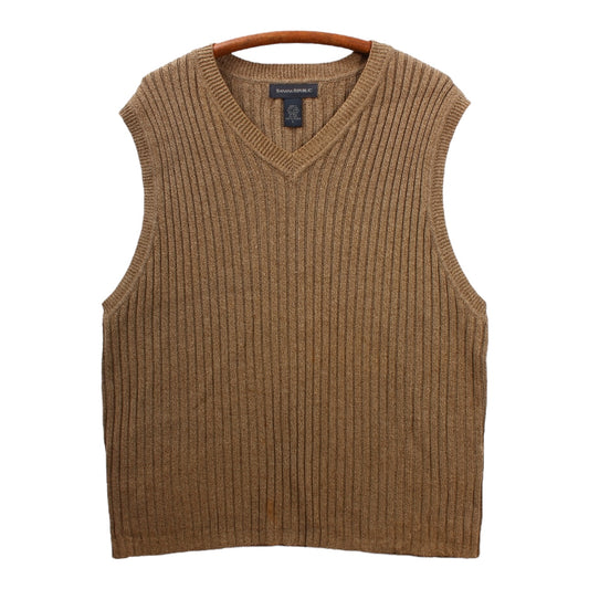 2000s Banana sweater vest large