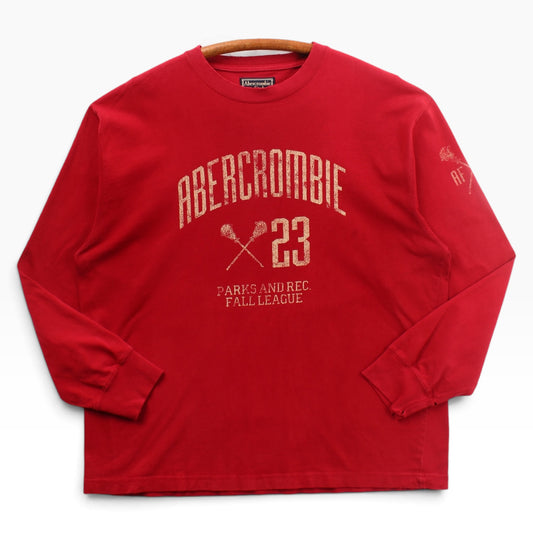 1998 abercrombie and fitch longsleeve lacrosse large