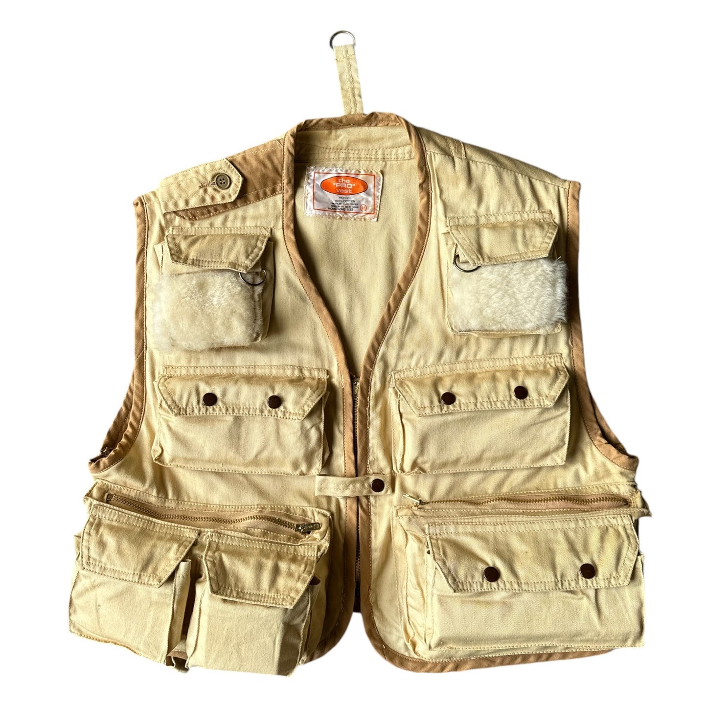 80s Fishing vest medium