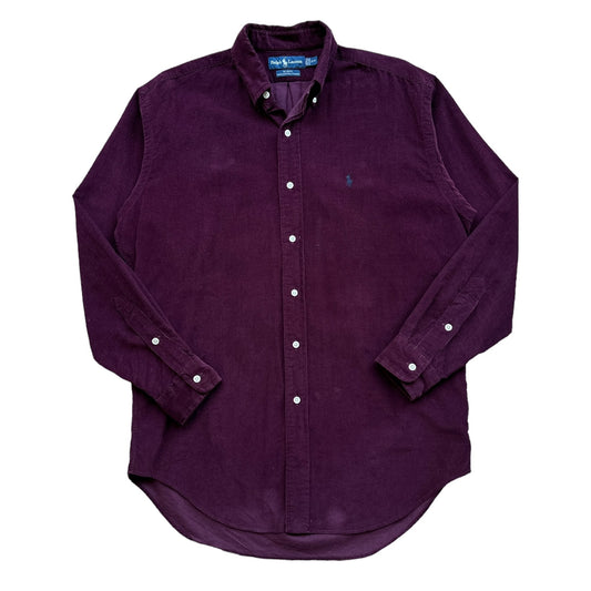 Polo Ralph Lauren corduroy shirt plum Small