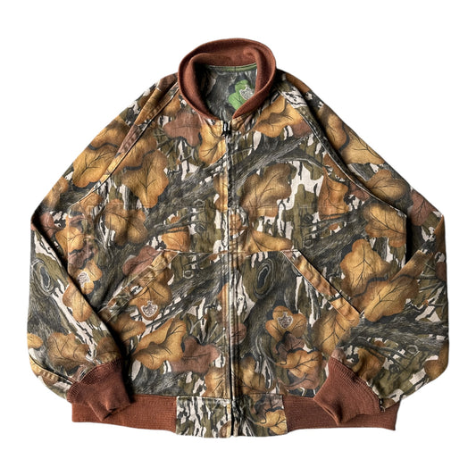 Mossy oak camo reversible bomber M/L