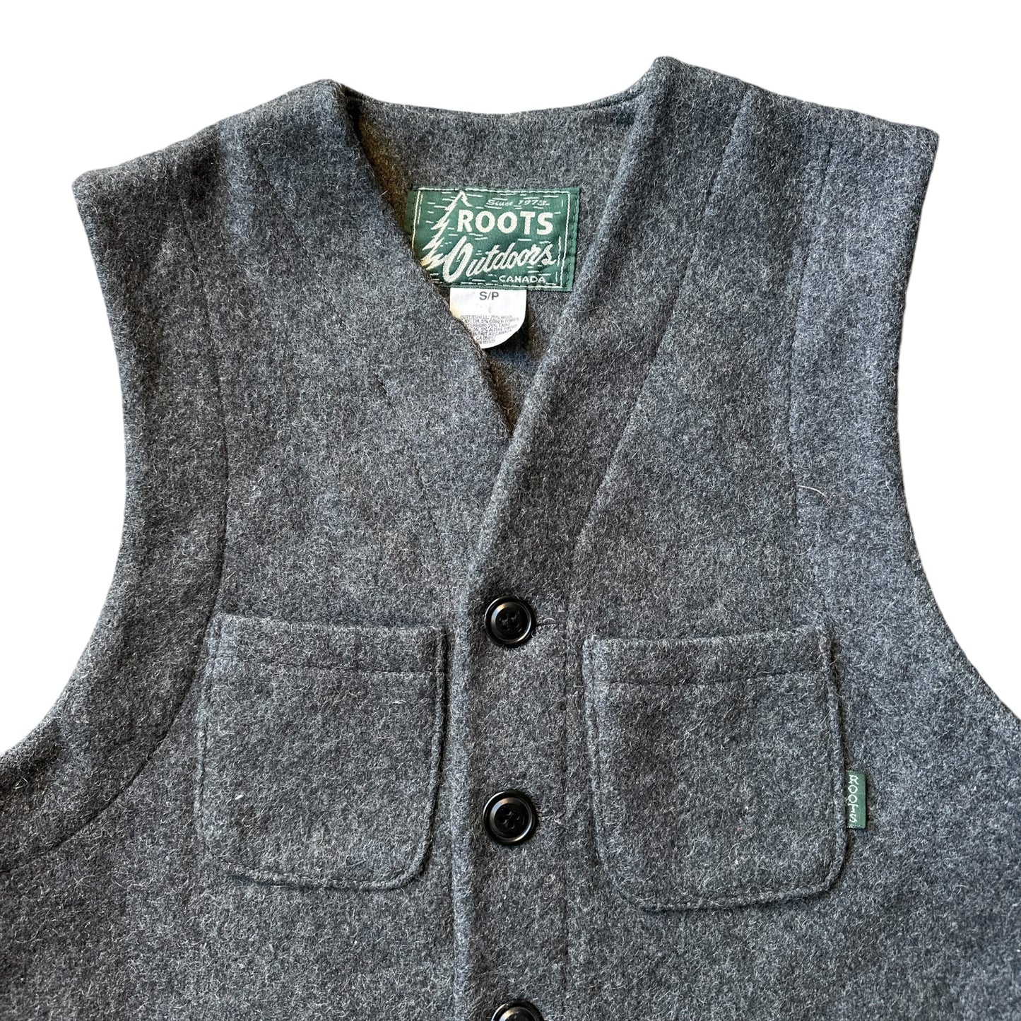 Roots wool vest Small