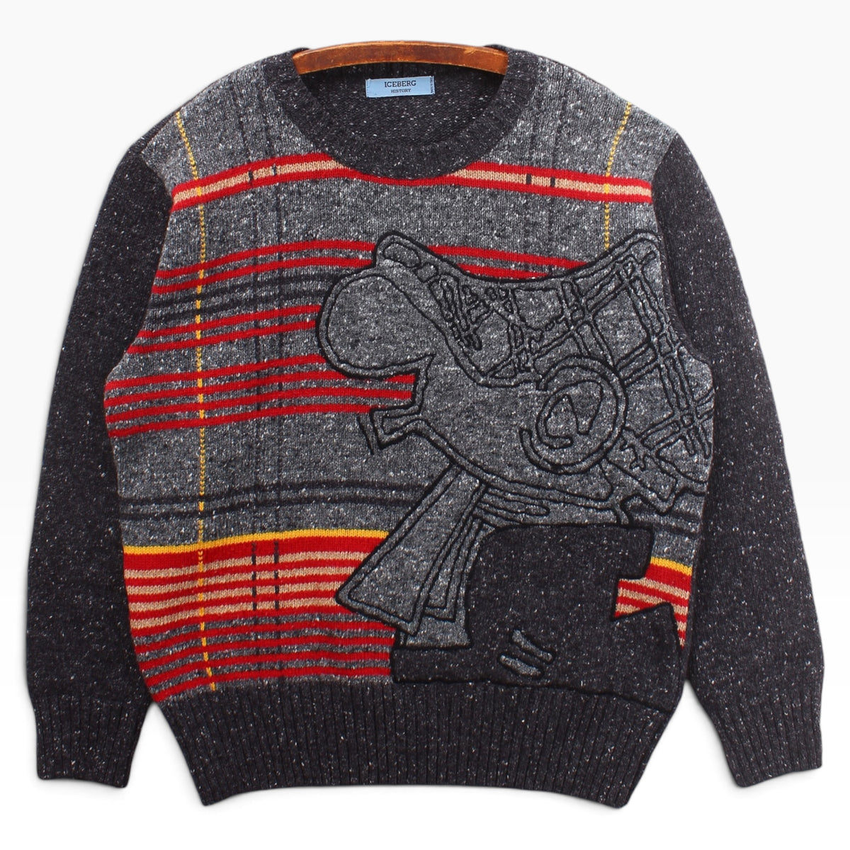 90s Iceberg history sweater Made in italy🇮🇹 medium