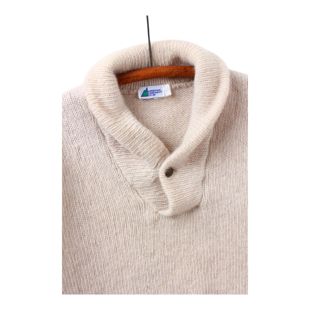 90s MEC wool shawl sweater large