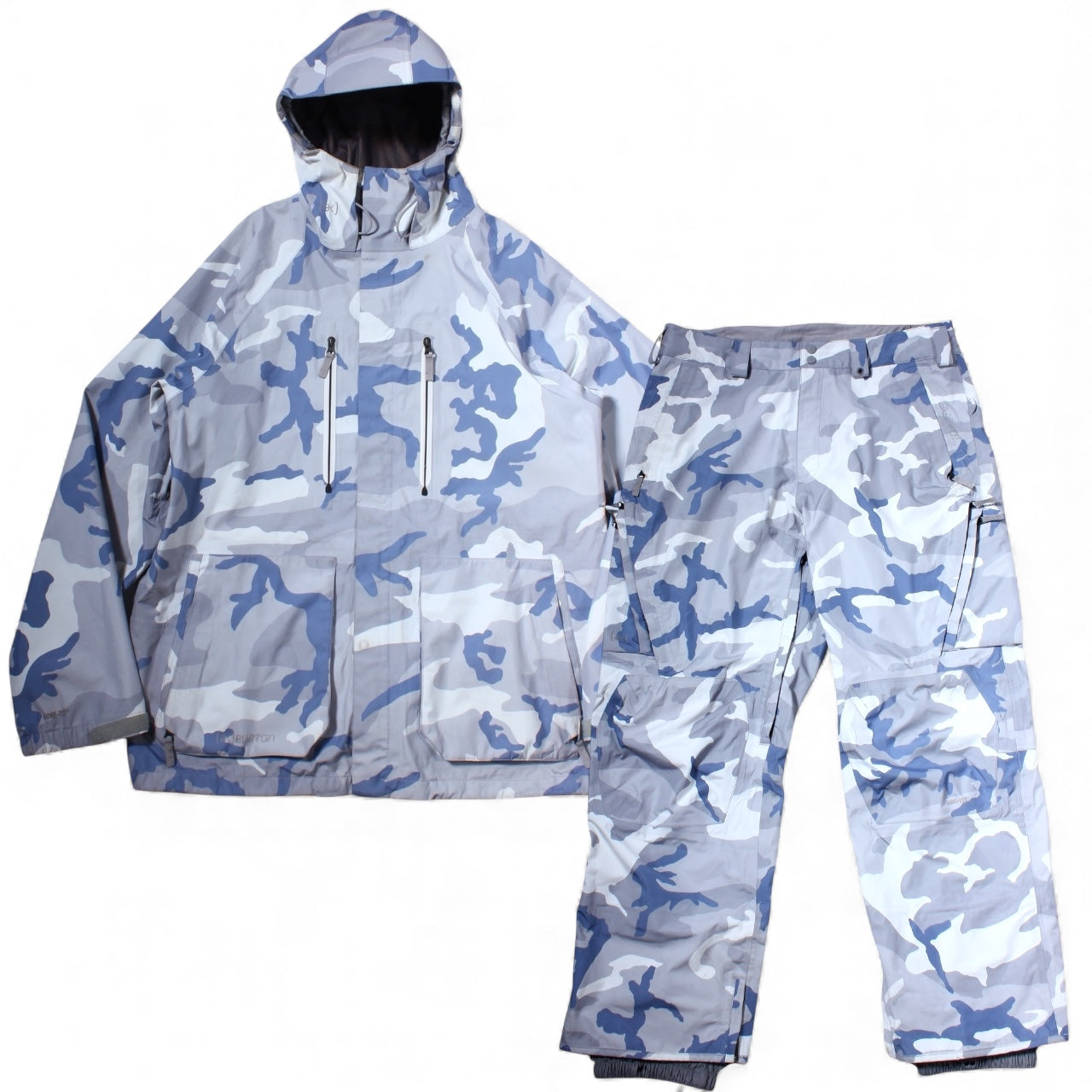Burton AK snow camo kit large top XL pant