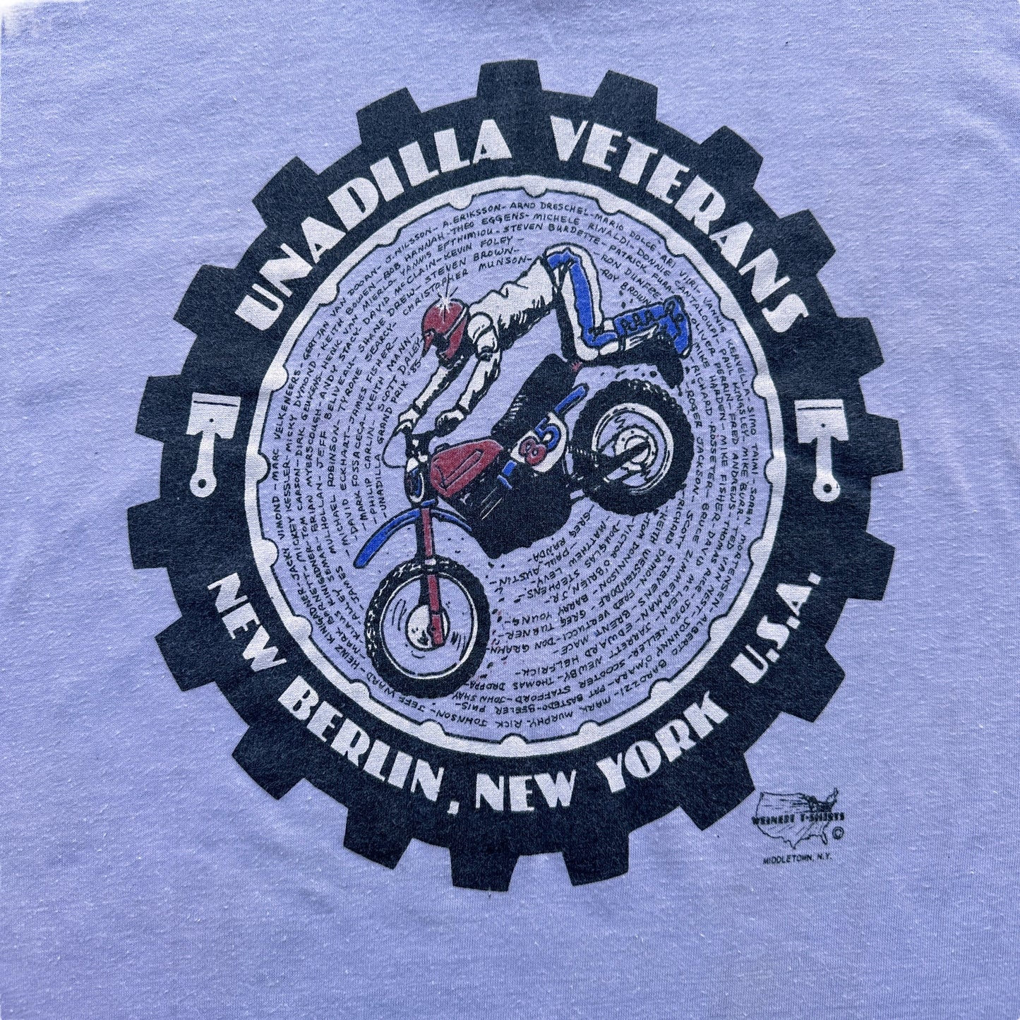 1985 Unadilla moto tee Small