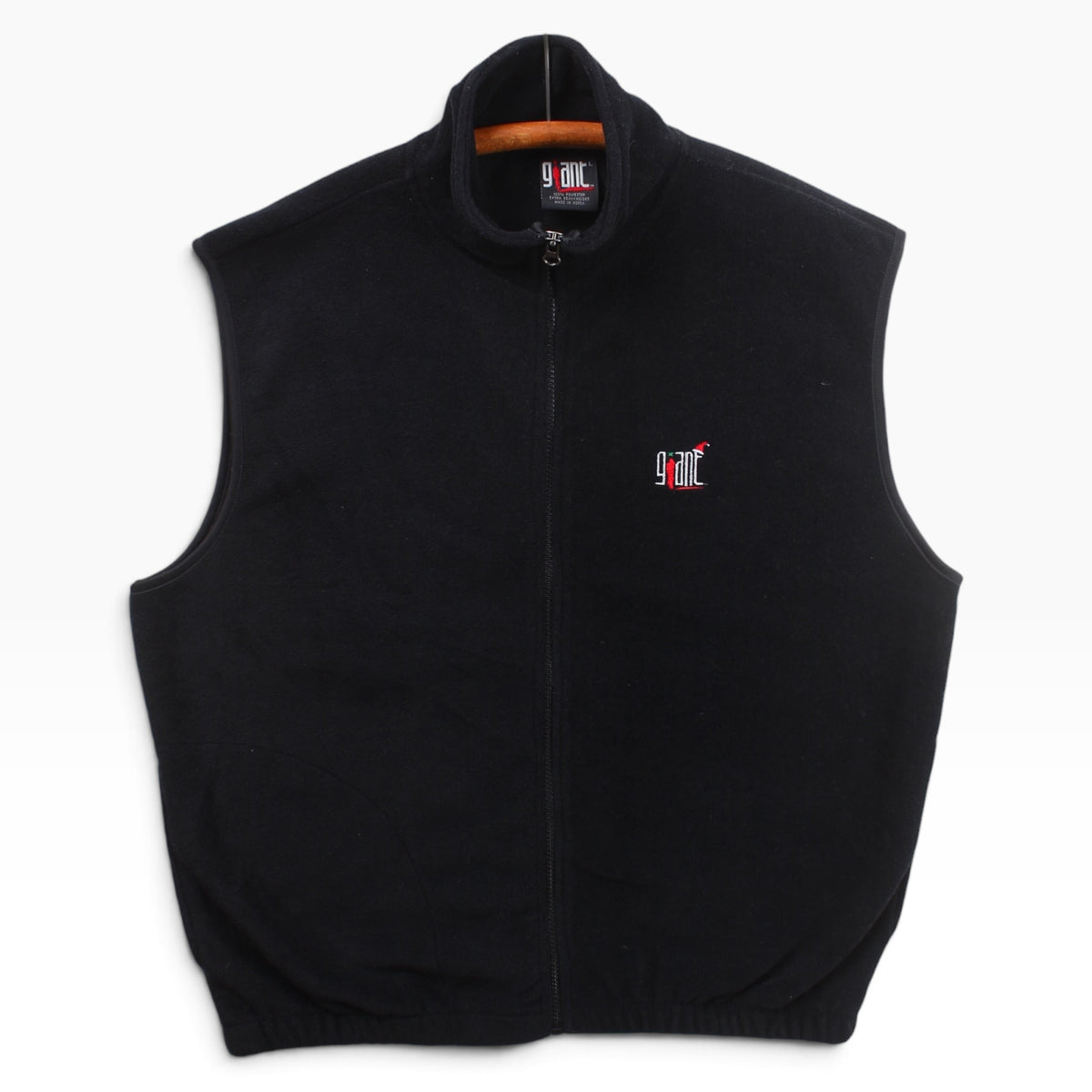 Giant t shirt branded fleece vest large