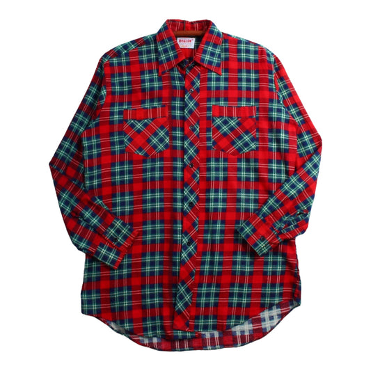 80s Christmas Flannel large
