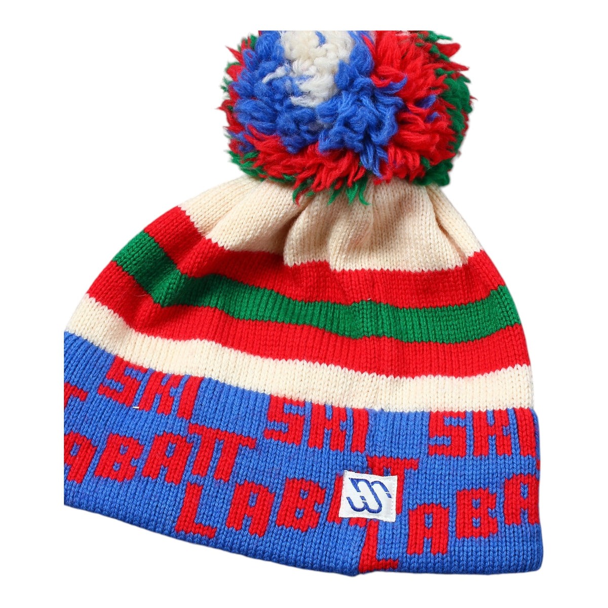 Vintergön Rabatt 80s Ski Labatt wool hat – Vintage Sponsor