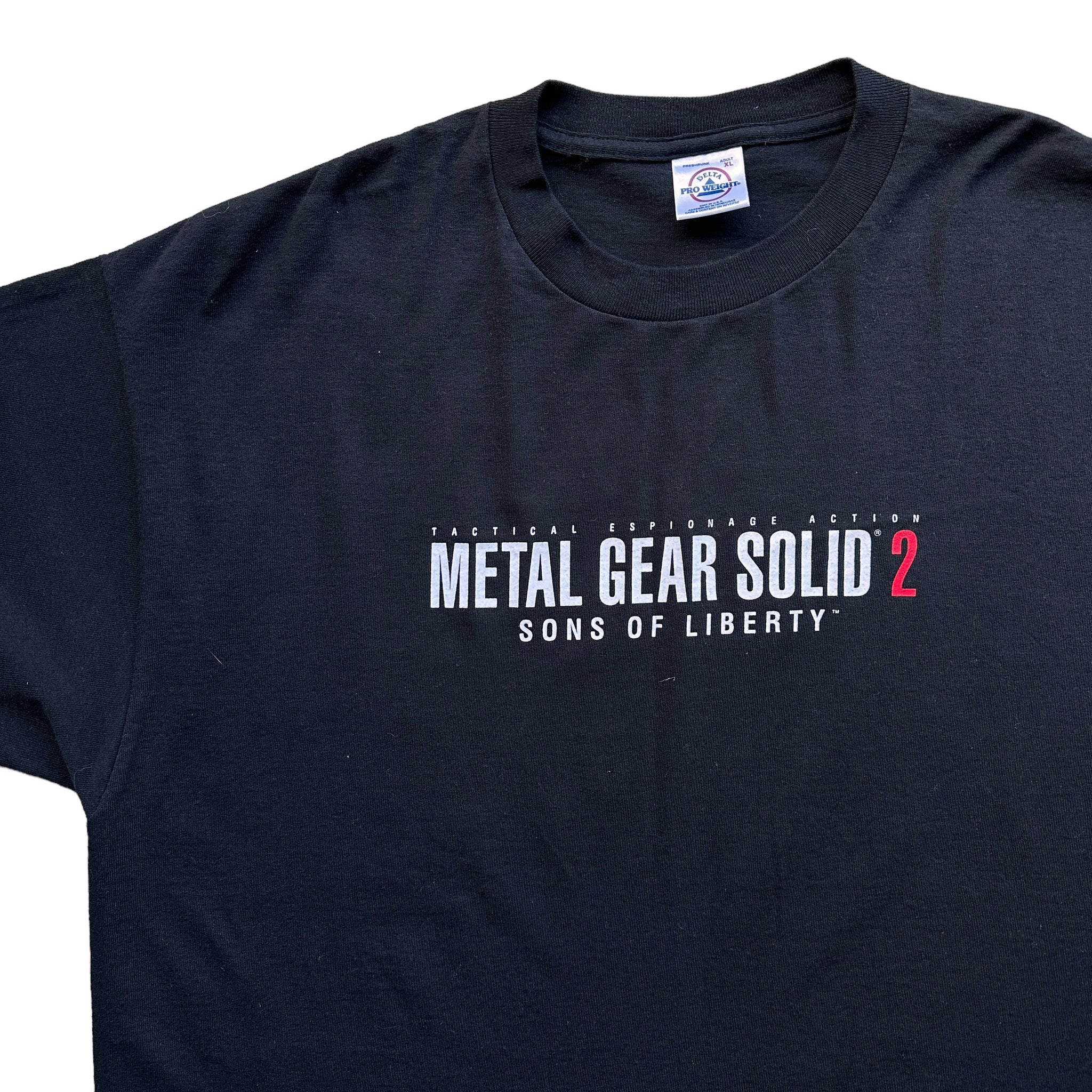 2001 Metal gear solid 2 tee XL