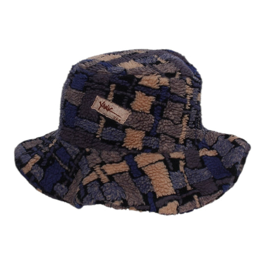 Deep pile bucket hat large