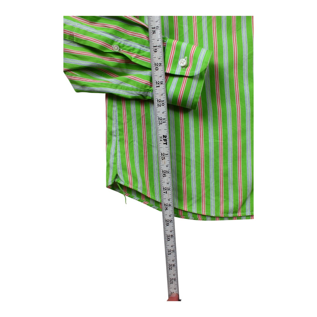 Purple label button up small