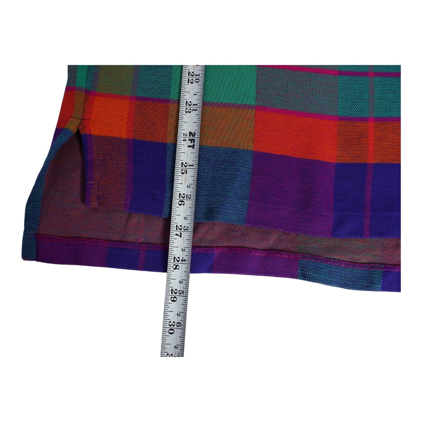 90s Polo Ralph Lauren plaid polo medium