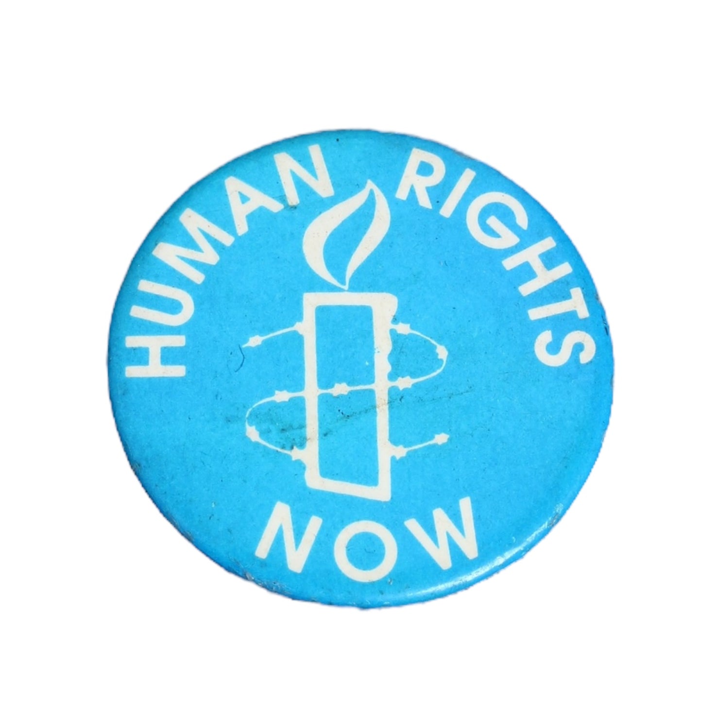 70s HUMAN RIGHTS NOW pin