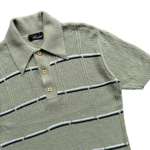 70s Jockey Knit polo shirt Small wise