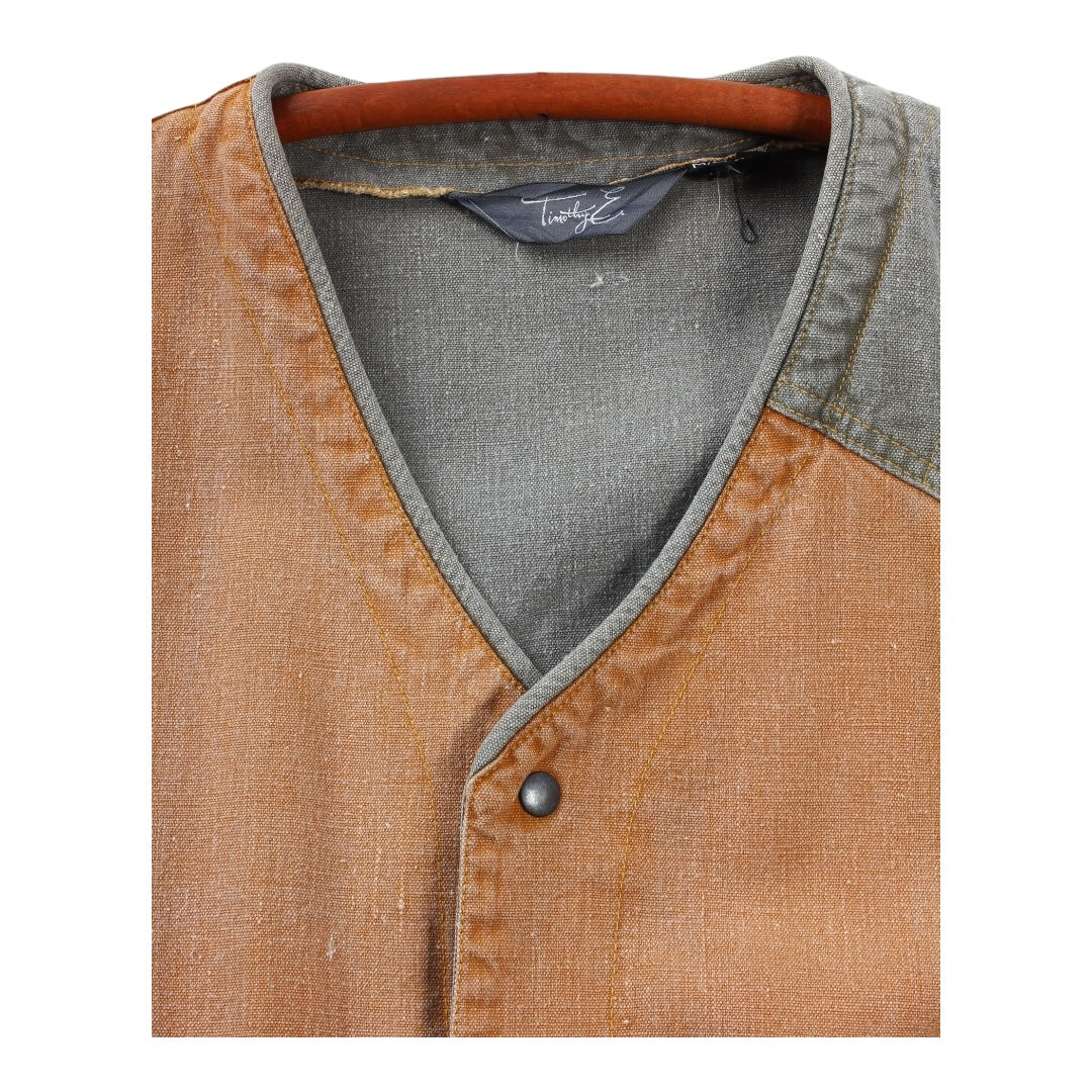 80s Timothy E cotton vest medium