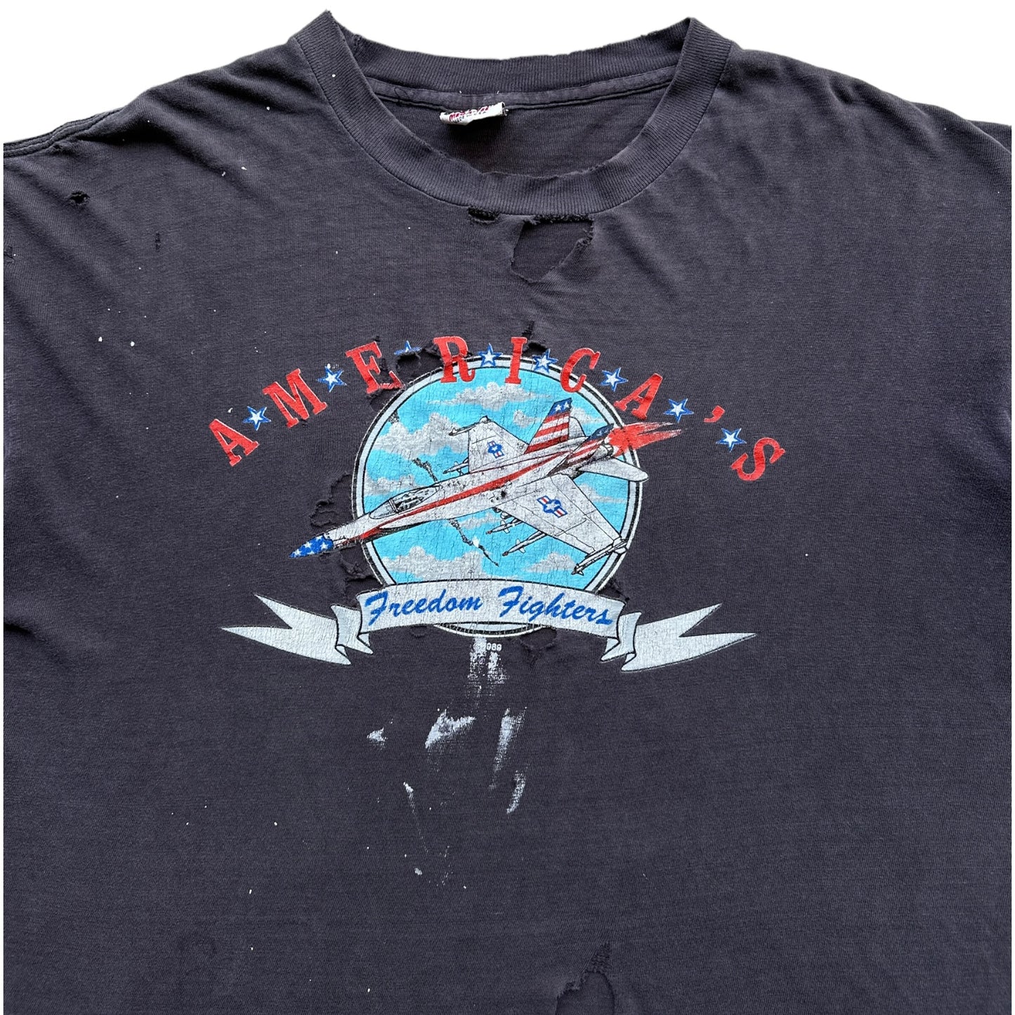 80s americas freedom fighters tee medium