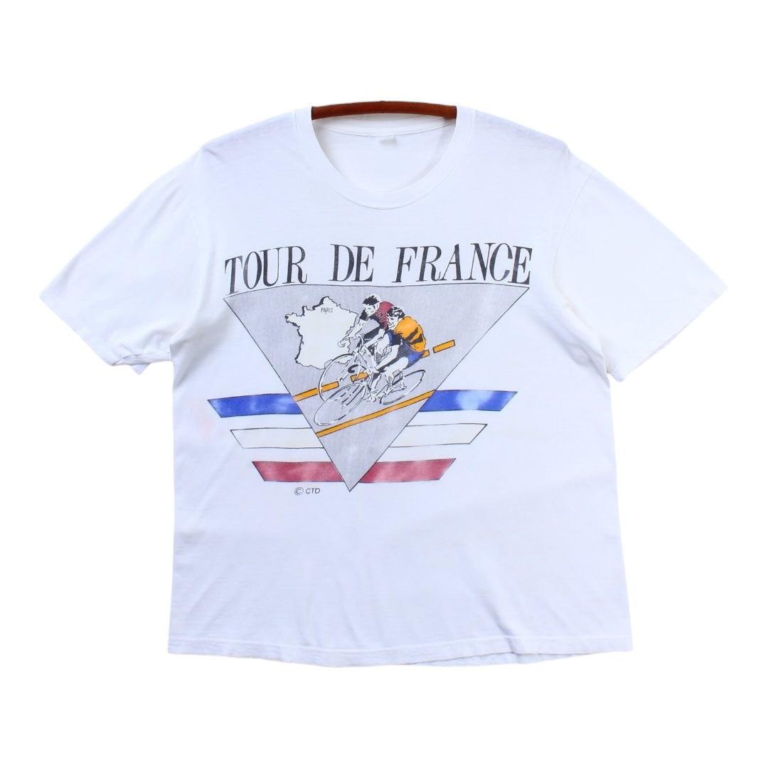 80s Tour de france tee medium