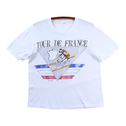 80s Tour de france tee medium
