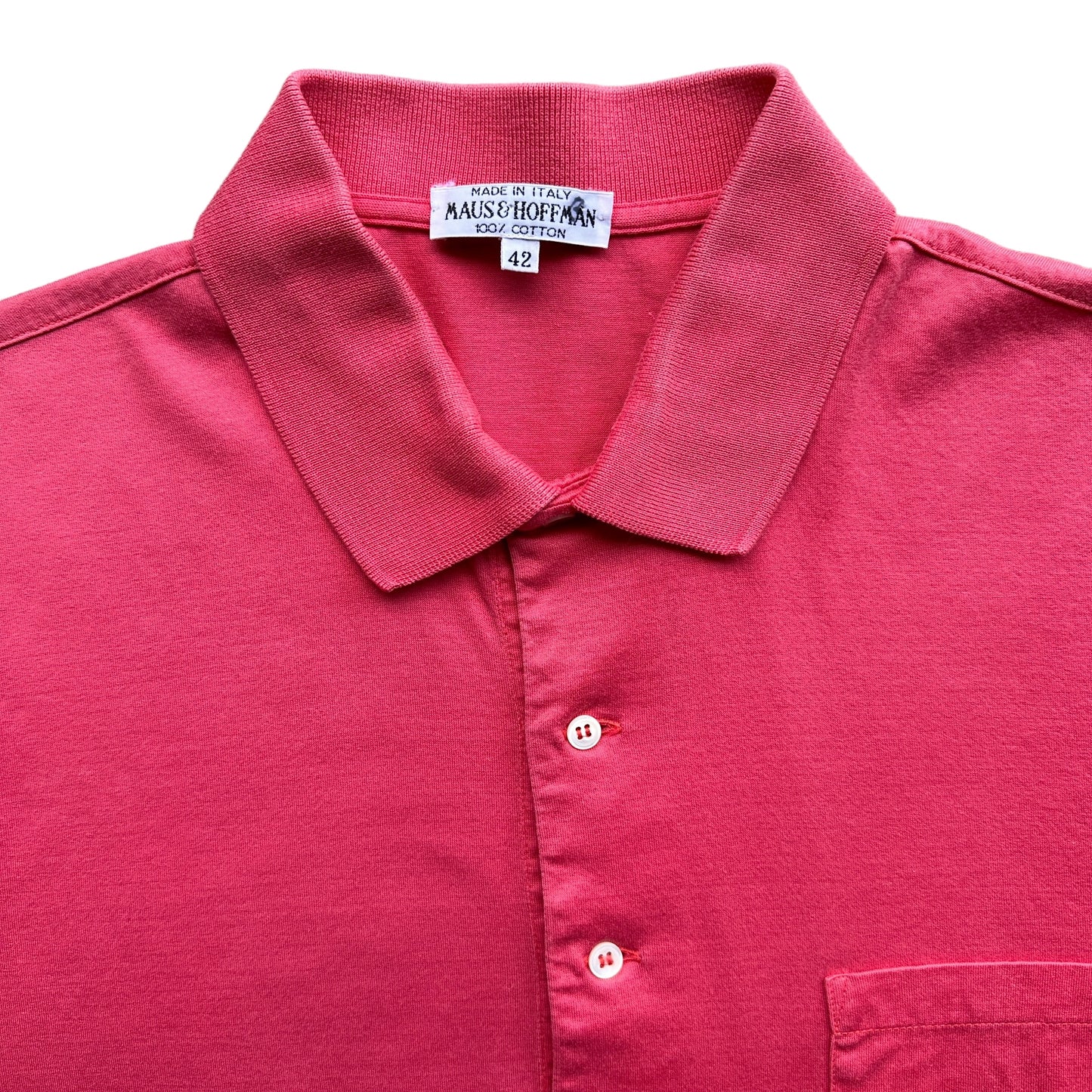 90s Made in italy🇮🇹 fine cotton polo medium