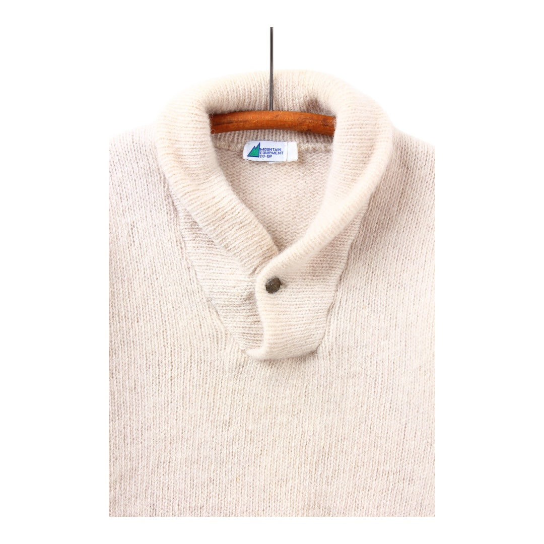 90s MEC wool shawl sweater large