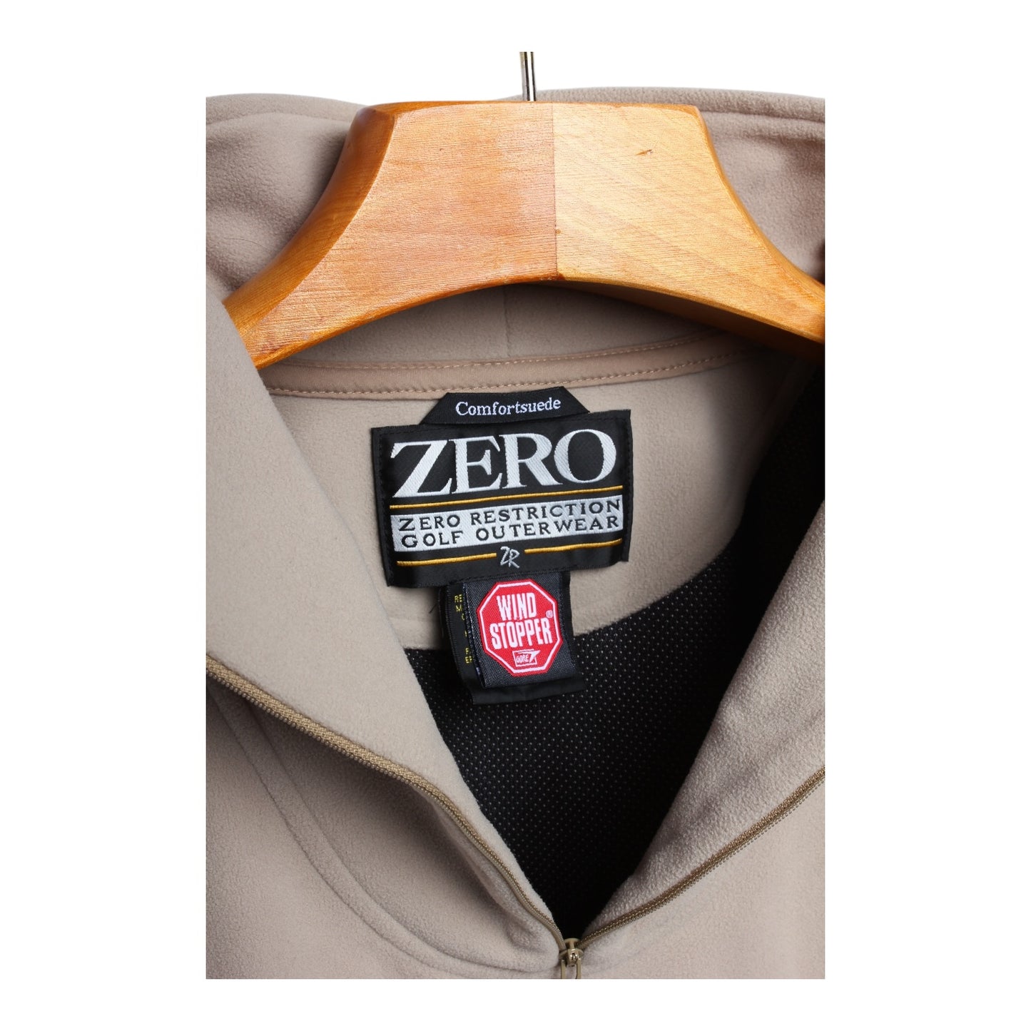 zero restriction golf wind stopper gore fleece Large