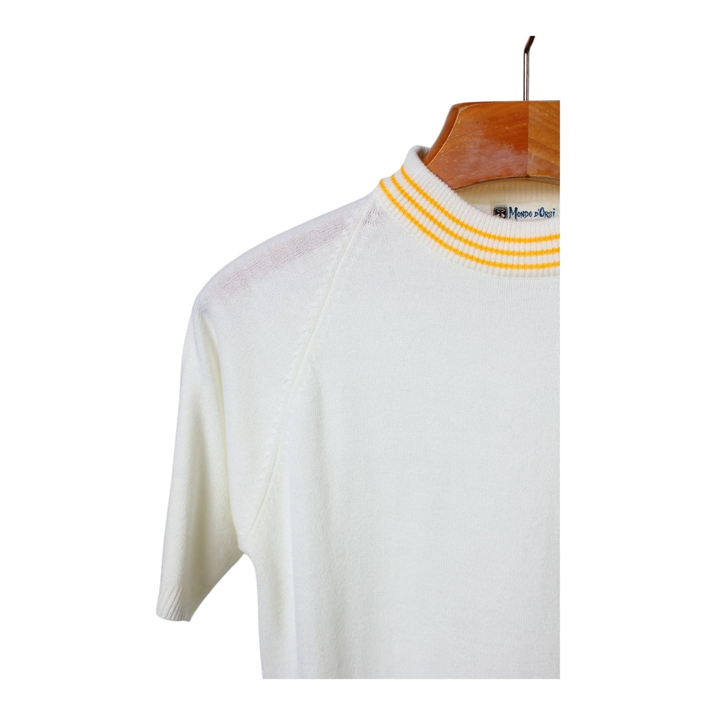 60s Acrylic mock neck shirt  Small