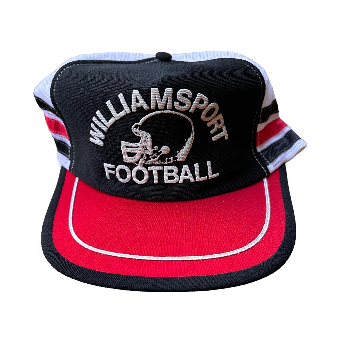 Williamsport football 3 stripe trucker