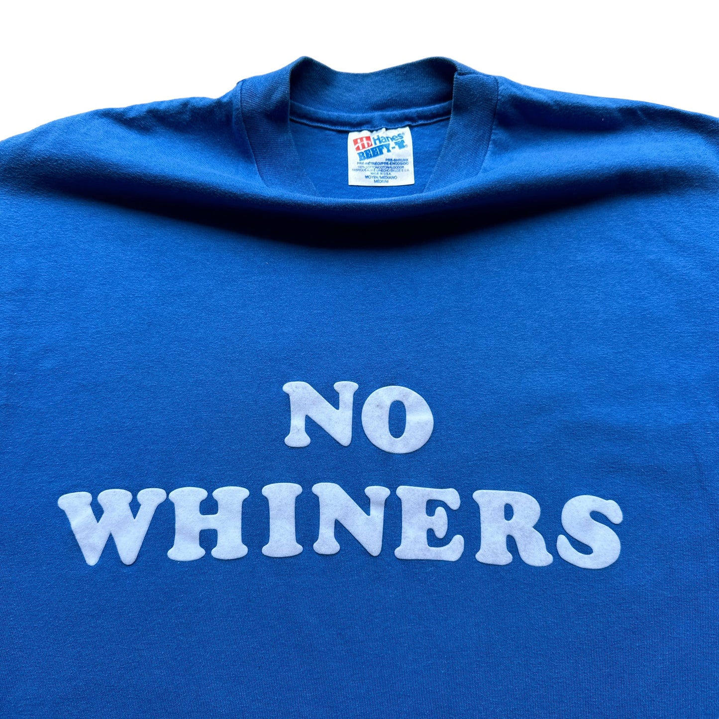 90s No whiners tee S/M