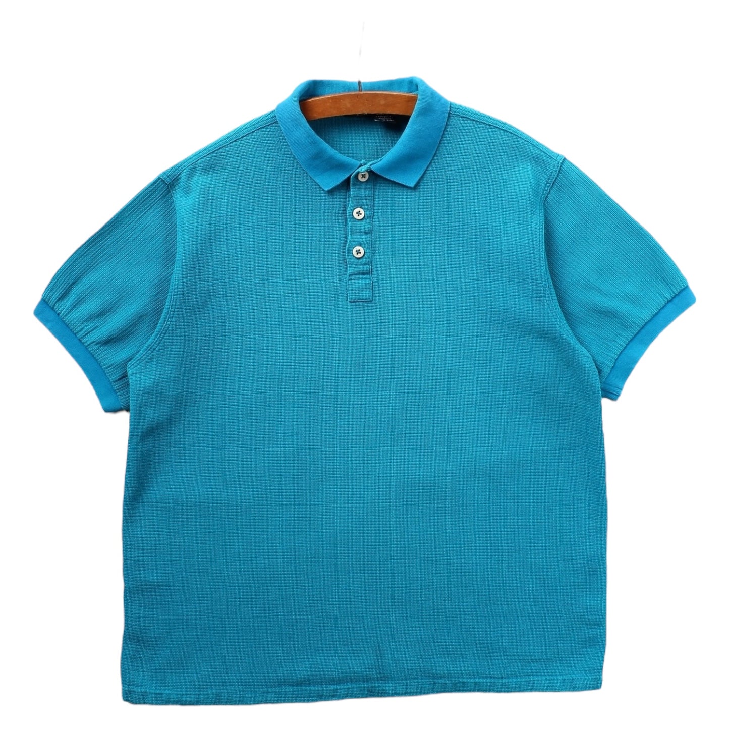 1985 Patagonia woven cotton polo  M/L