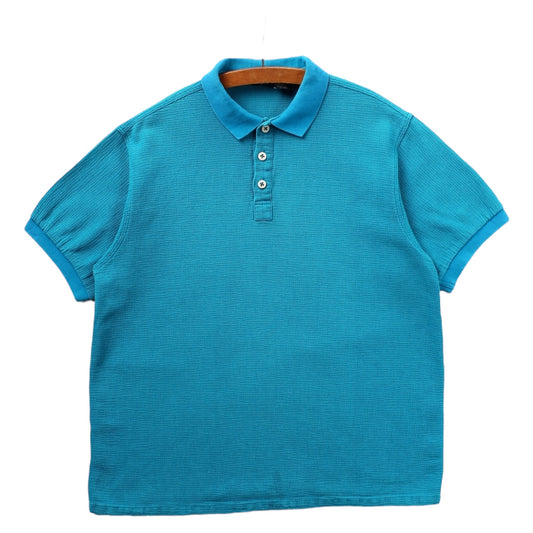 1985 Patagonia woven cotton polo  M/L