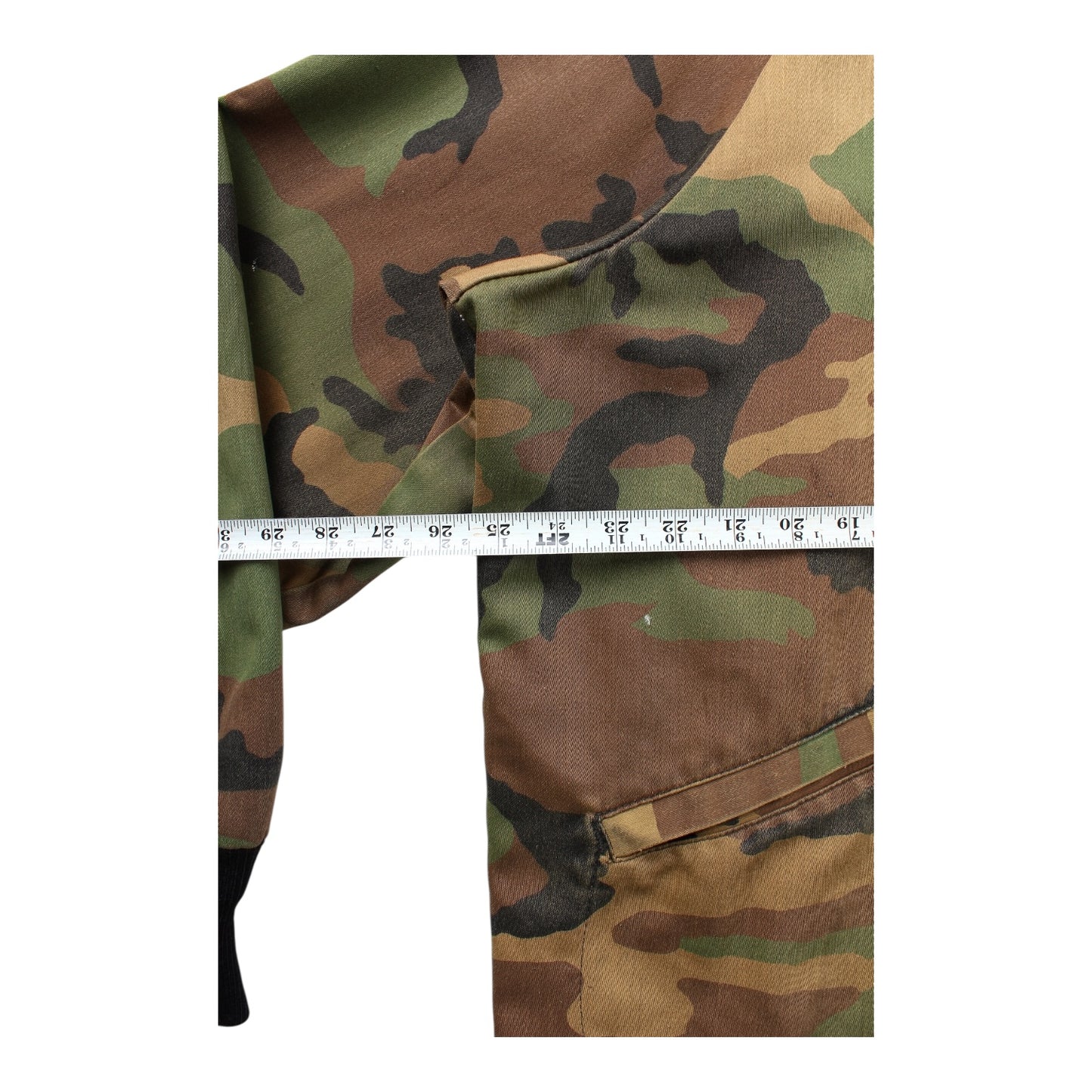 80s Lelos lodge walleye genoa wisconsin camo jacket XL