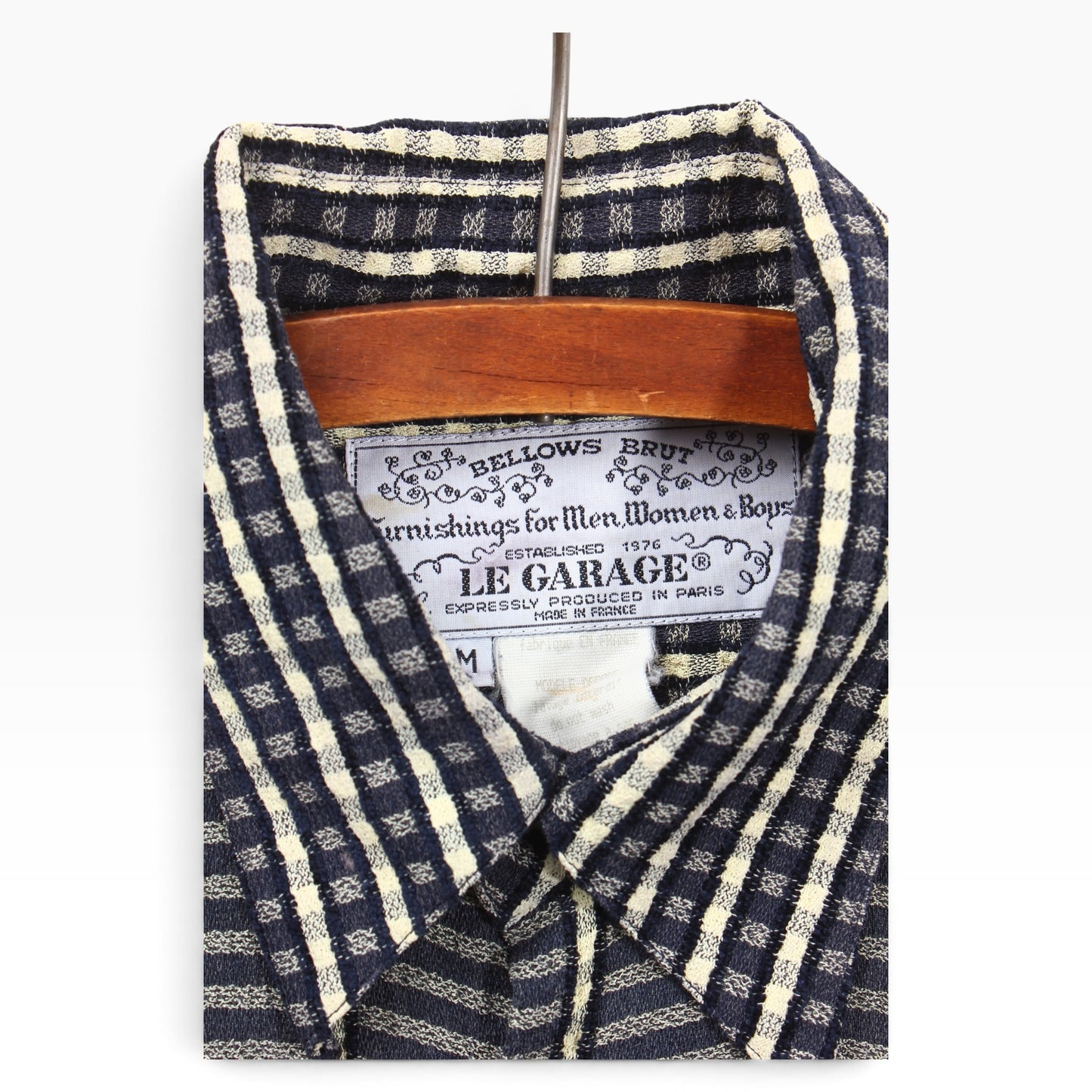 Bellows brut le garage button up made in france S/M