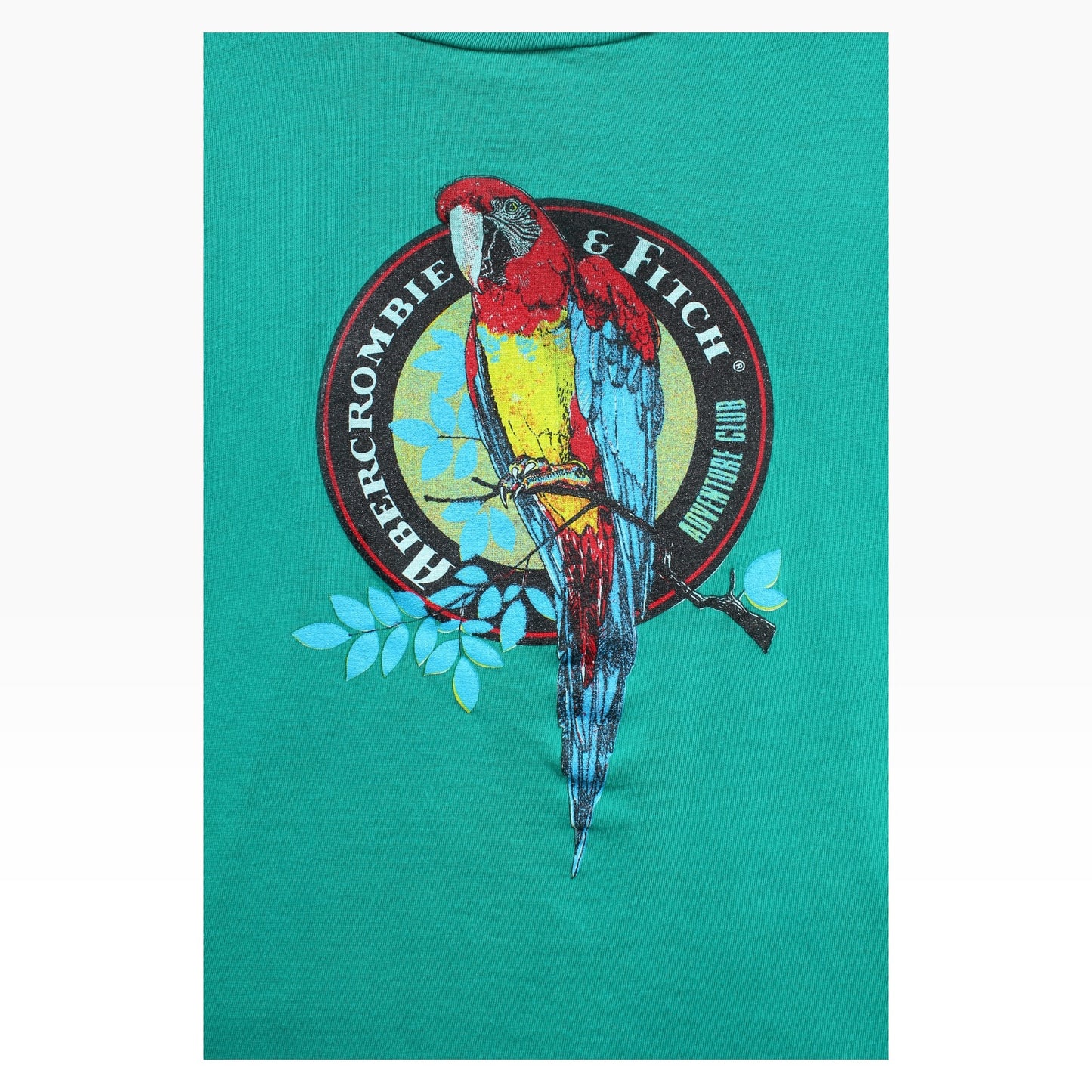 80s Abercrombie & fitch parrot tee medium