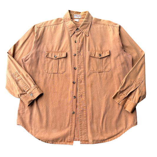 80s Orvis heavy cotton shirt XL